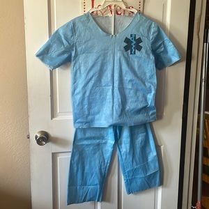 Unisex Child Size Costume with Surgical Mask,Cap